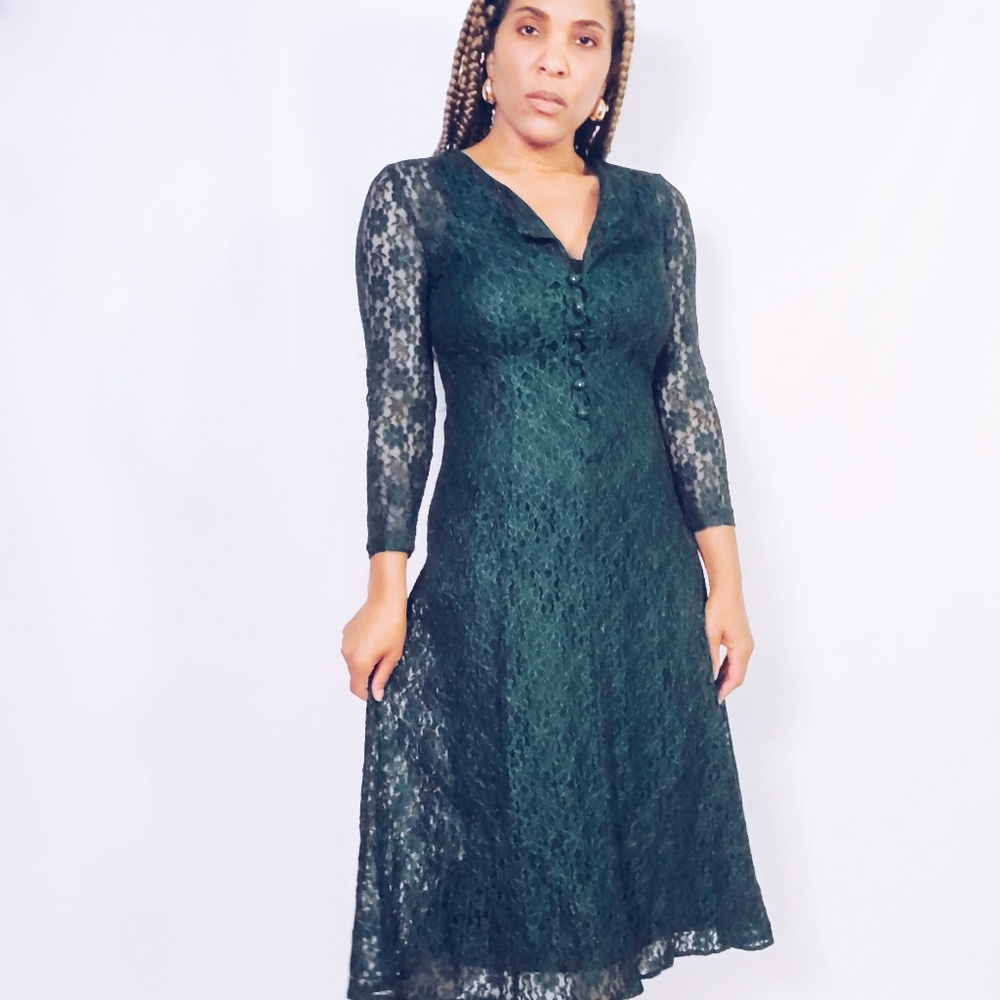 Lace Midi Dress